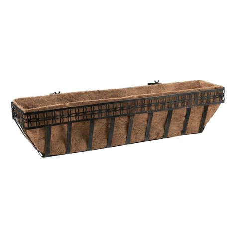 mainstays 30 metal coco window box installation|Mainstays Coco Windowbox with Liner 30 inch long x 8 inch wide .